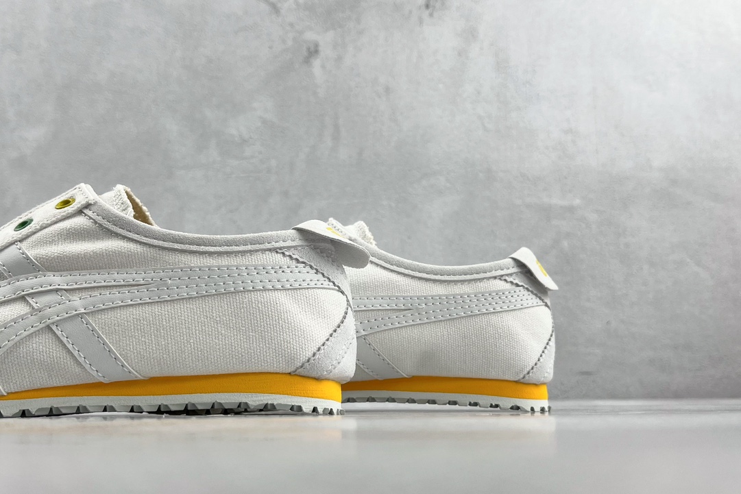 Canvas Onitsuka Tiger Mexico 66 Slip-On White Yellow 1183A540-100