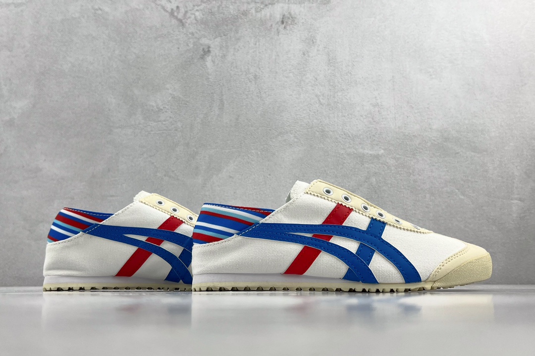 Canvas Onitsuka Tiger MEXICO 66 White Blue TH6P4N-0142