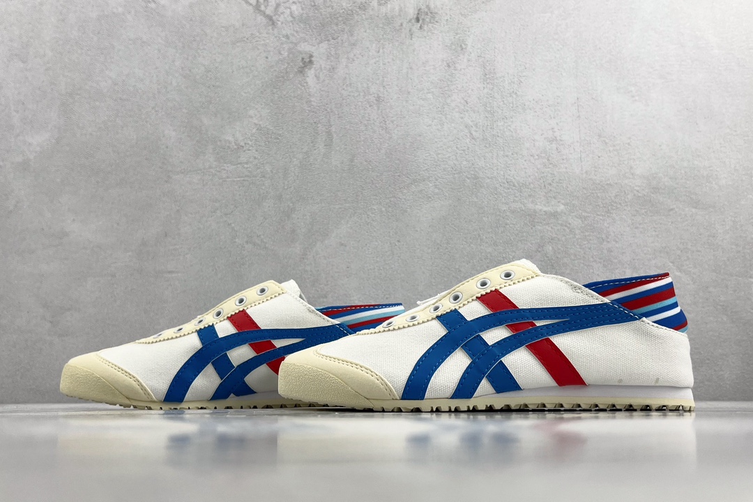 Canvas Onitsuka Tiger MEXICO 66 White Blue TH6P4N-0142