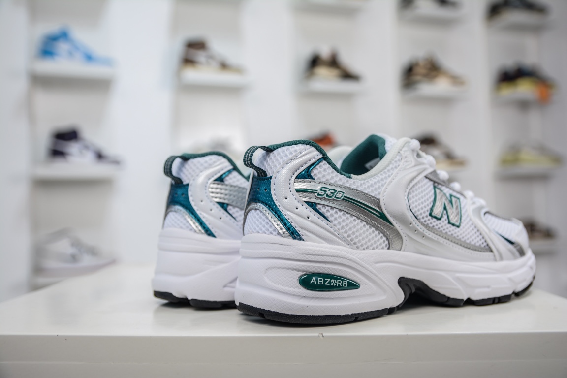 The NB530 white green color passed the test and it took two months to re-launch the MR530AB