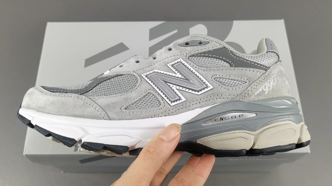 NB990尺码:36-46.5纯原版出品-新百伦-NewBalanceNB990V3灰色美产M990GY