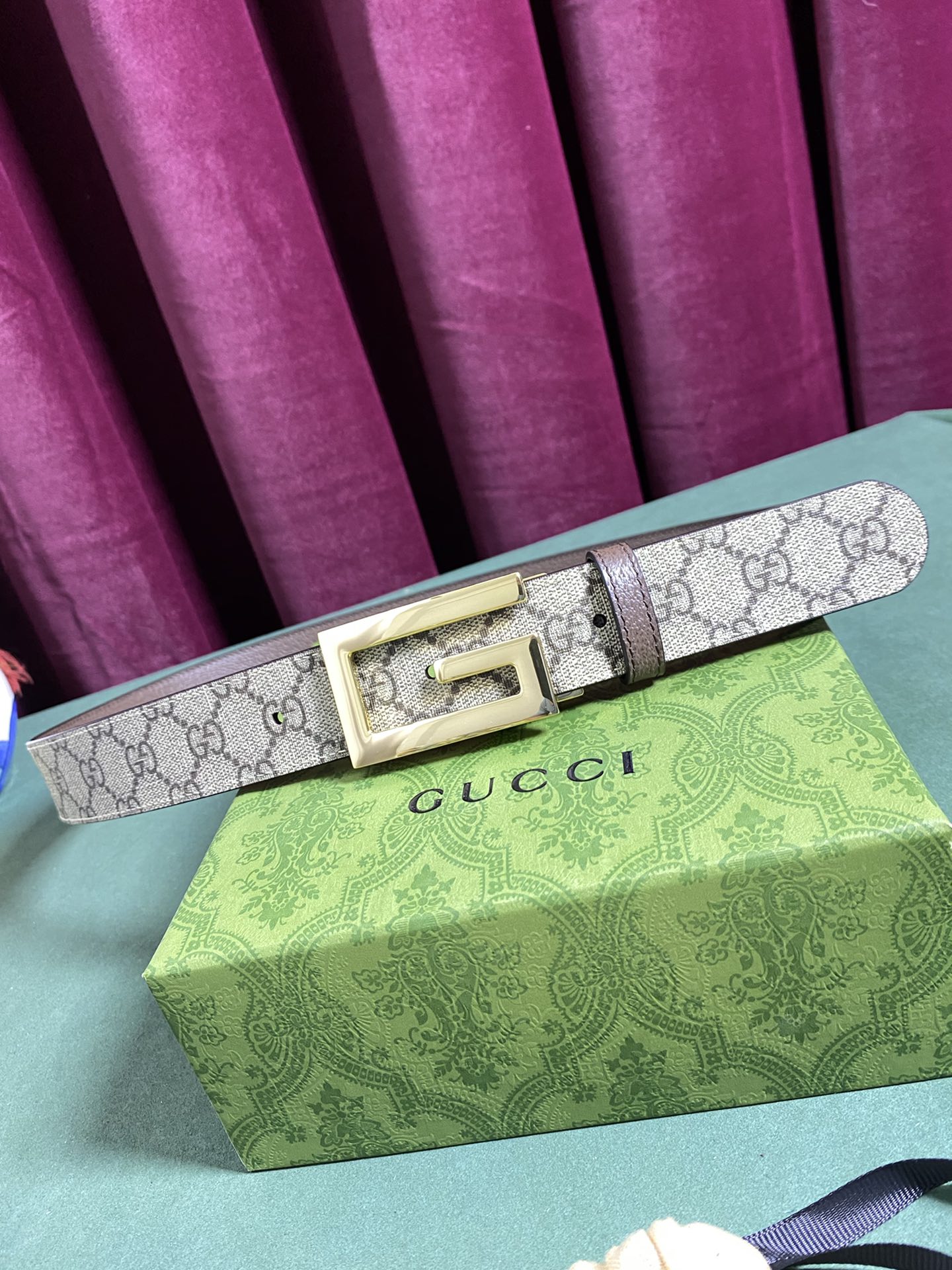 Gucci GG Supreme Czarny Płótno