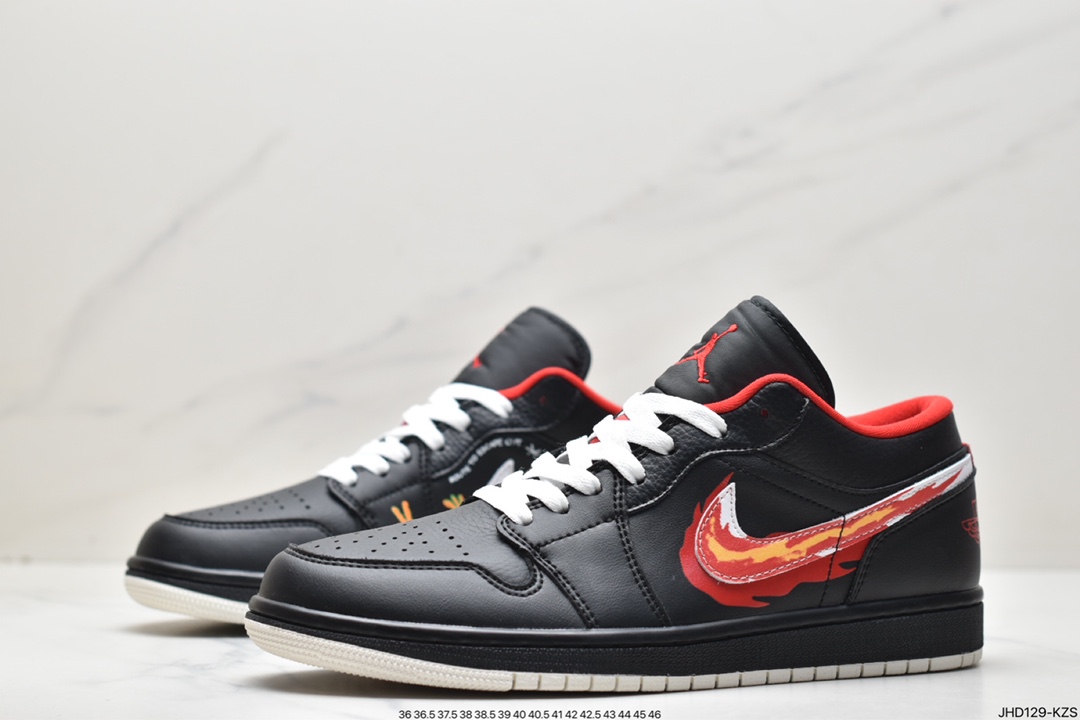 Nike Air Jordan 1 Low PRM ”Elephant Print” AJ1 Jordan first generation low-top basketball shoes FJ7219-441