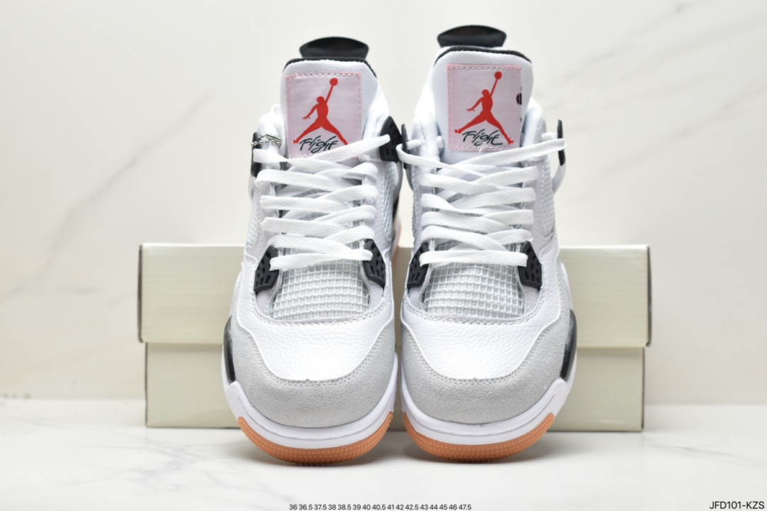 Jordan Air Jordan 4 Retro OG ”Fire Red” Michael Jordan AJ4 mid-top basketball shoes DR5414–101