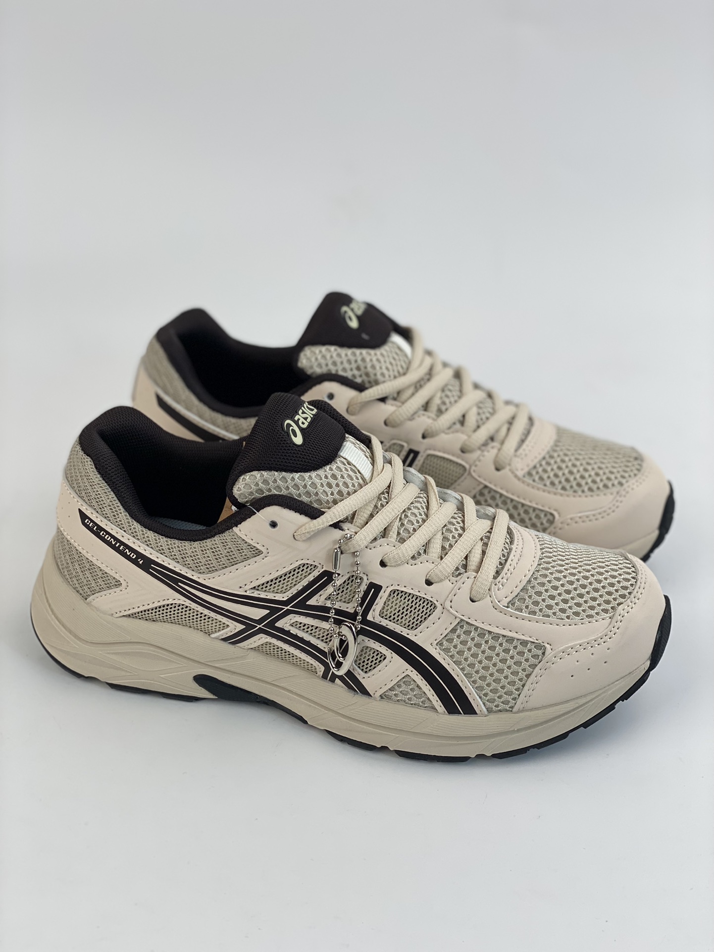 Asics Gel-Contend 4 gray shock-absorbing and non-slip sports running shoes T8D4Q-030