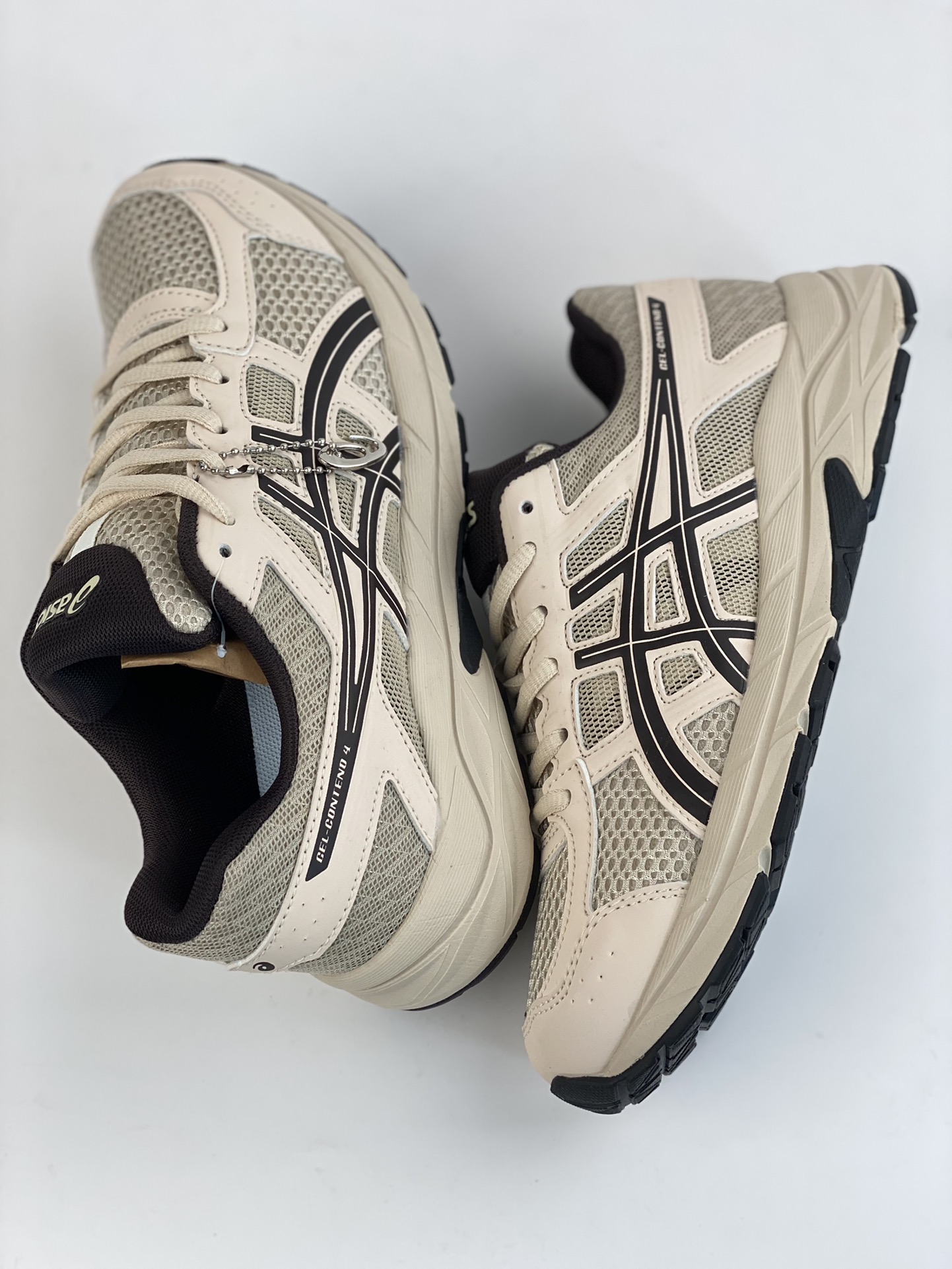 Asics Gel-Contend 4 gray shock-absorbing and non-slip sports running shoes T8D4Q-030