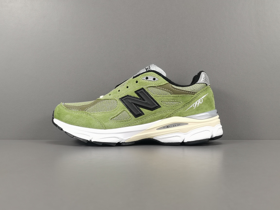 NB990尺码:36-46.5纯原版出品-新百伦-NewBalanceNB990V3草绿色美产M990J