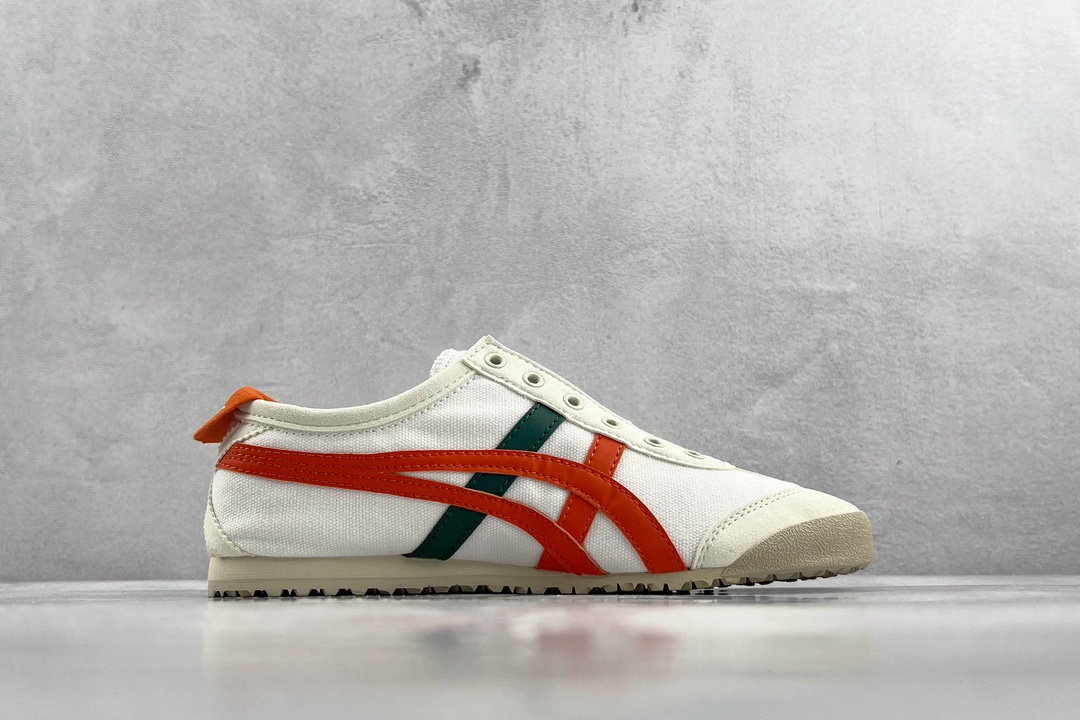 Canvas Onitsuka Tiger MEXICO 66 Slip-on White Orange 1183A360-115