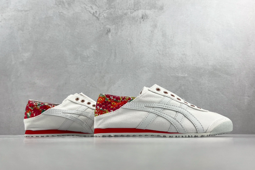 Canvas Onitsuka Tiger MEXICO 66 Red Floral 1182A363-100