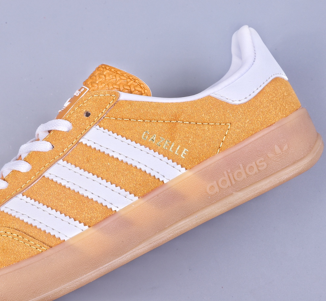 Adidas Originals Gazelle Indoor clover retro casual non-slip wear-resistant low-top sneakers HQ8717