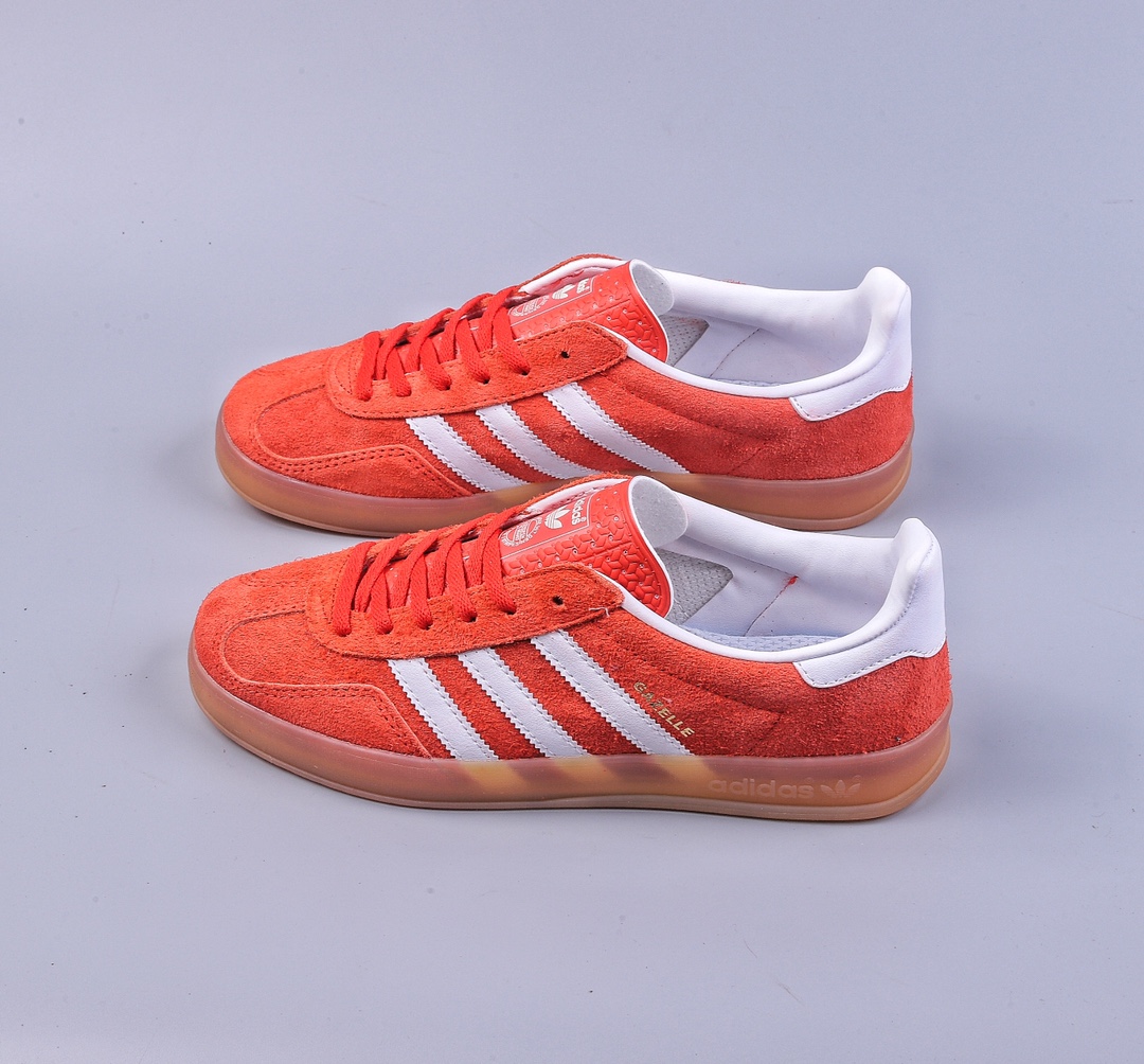 Adidas Originals Gazelle Indoor HQ8718 clover retro casual non-slip wear-resistant low-top sneakers