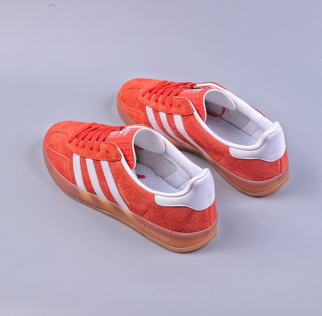 Adidas Originals Gazelle Indoor HQ8718 clover retro casual non-slip wear-resistant low-top sneakers