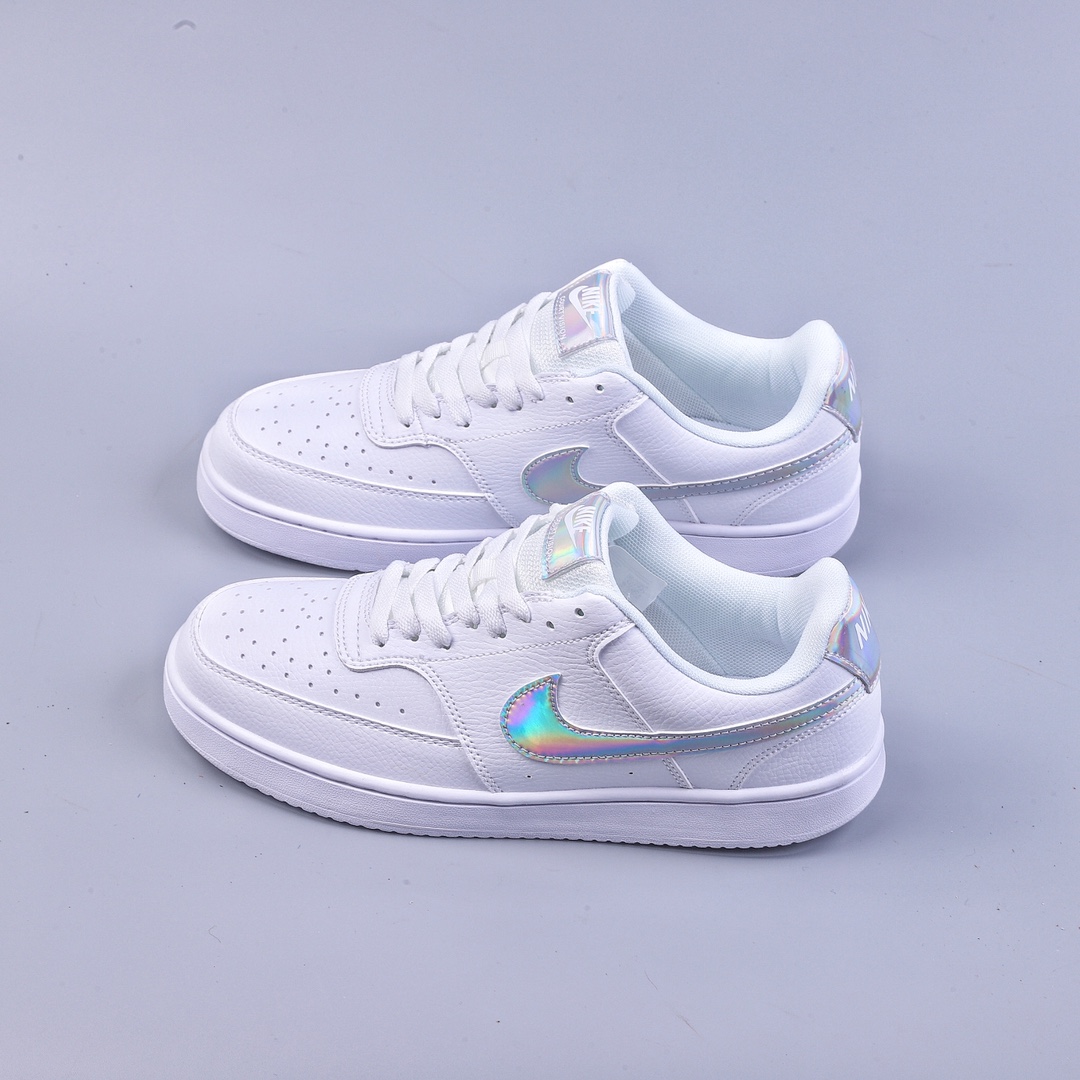 NIKE COURT VISION LOW White Laser Low-top All-match Breathable Casual Sports Shoes CW5596-100