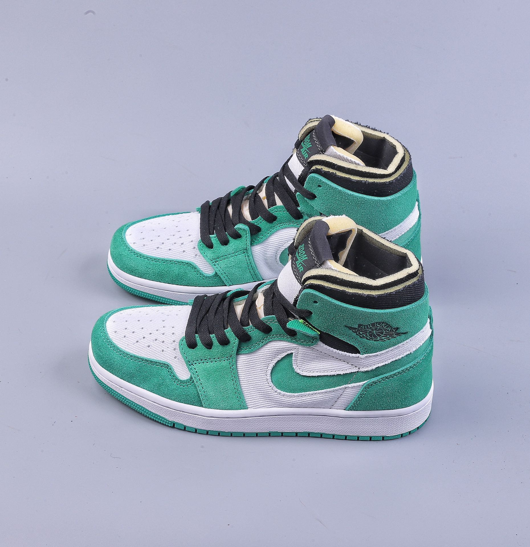 260 Air Jordan 1 Zoom CMFT AJ1 high zoom air cmft”purple patent”防滑高帮复古篮球鞋 乔1白绿 CT0978-300