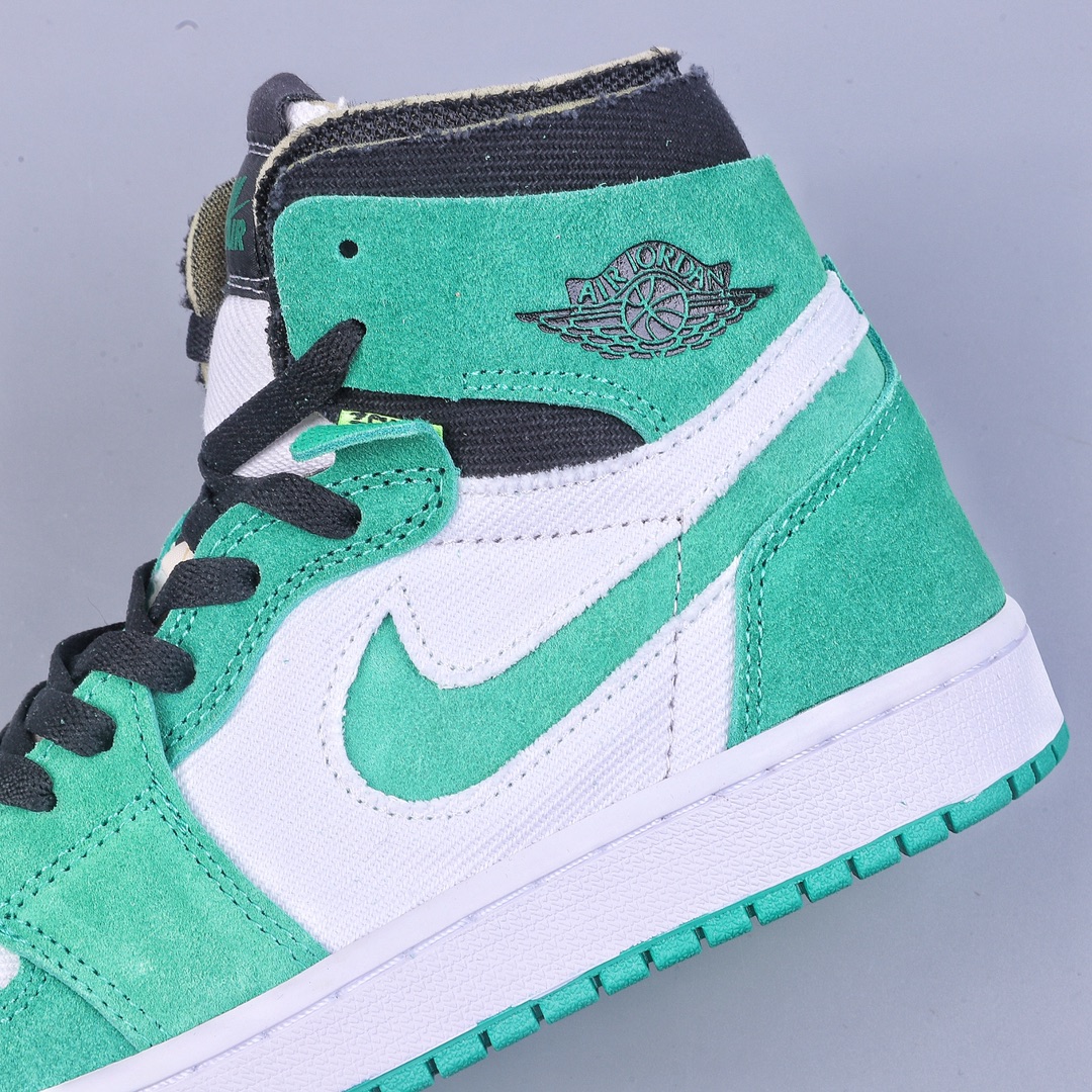 260 Air Jordan 1 Zoom CMFT AJ1 high zoom air cmft”purple patent”防滑高帮复古篮球鞋 乔1白绿 CT0978-300