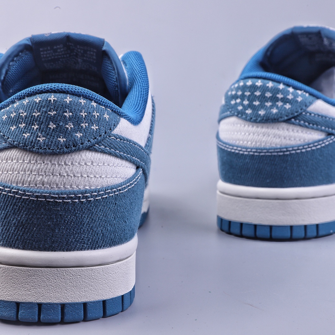 320 S2 Nike Dunk Low ”Industrial Blue” 刺子绣主题 SB低帮运动休闲板鞋  DV0834-101