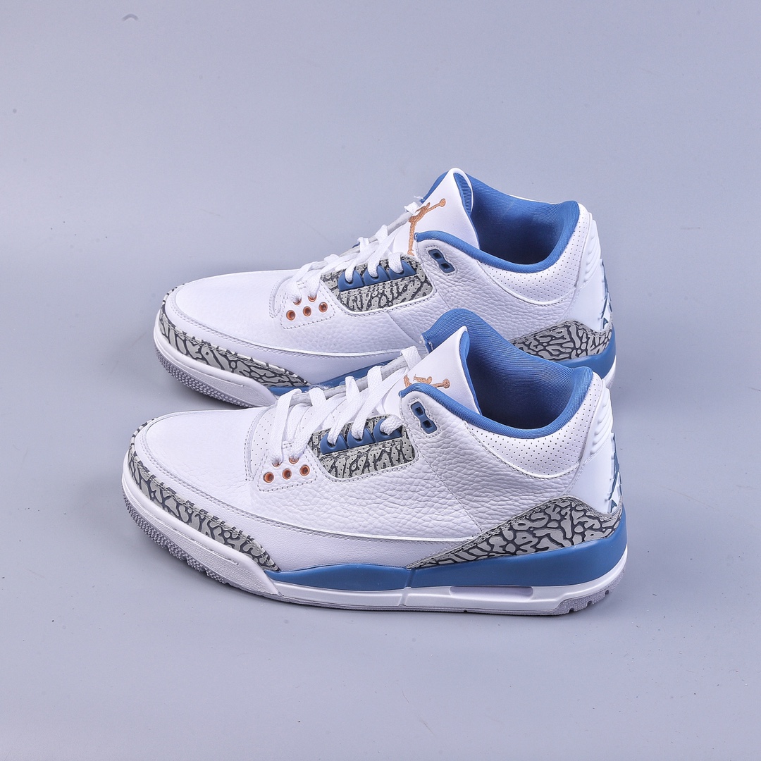 240 Air Jordan Retro AJ3 乔3白蓝奇才 CT8532-148