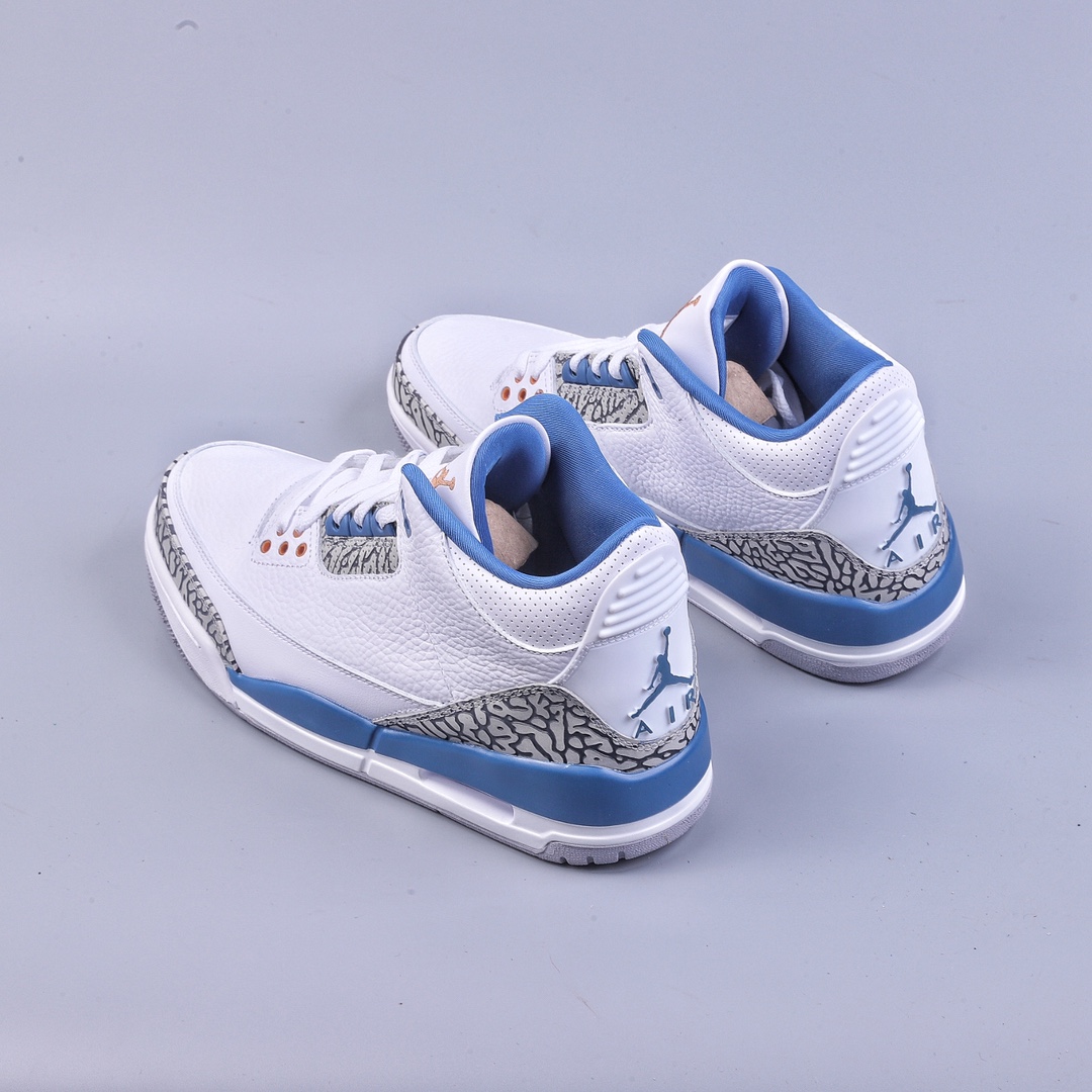 240 Air Jordan Retro AJ3 乔3白蓝奇才 CT8532-148