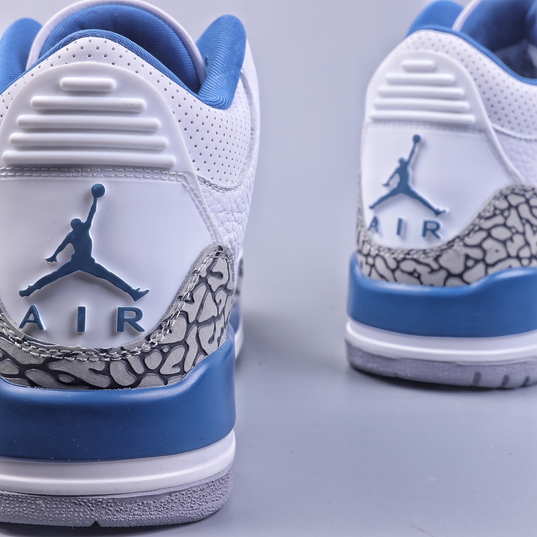 240 Air Jordan Retro AJ3 乔3白蓝奇才 CT8532-148