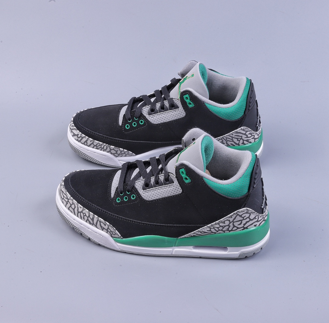 240 Air Jordan AJ3 Retro 黑绿CT8532-030