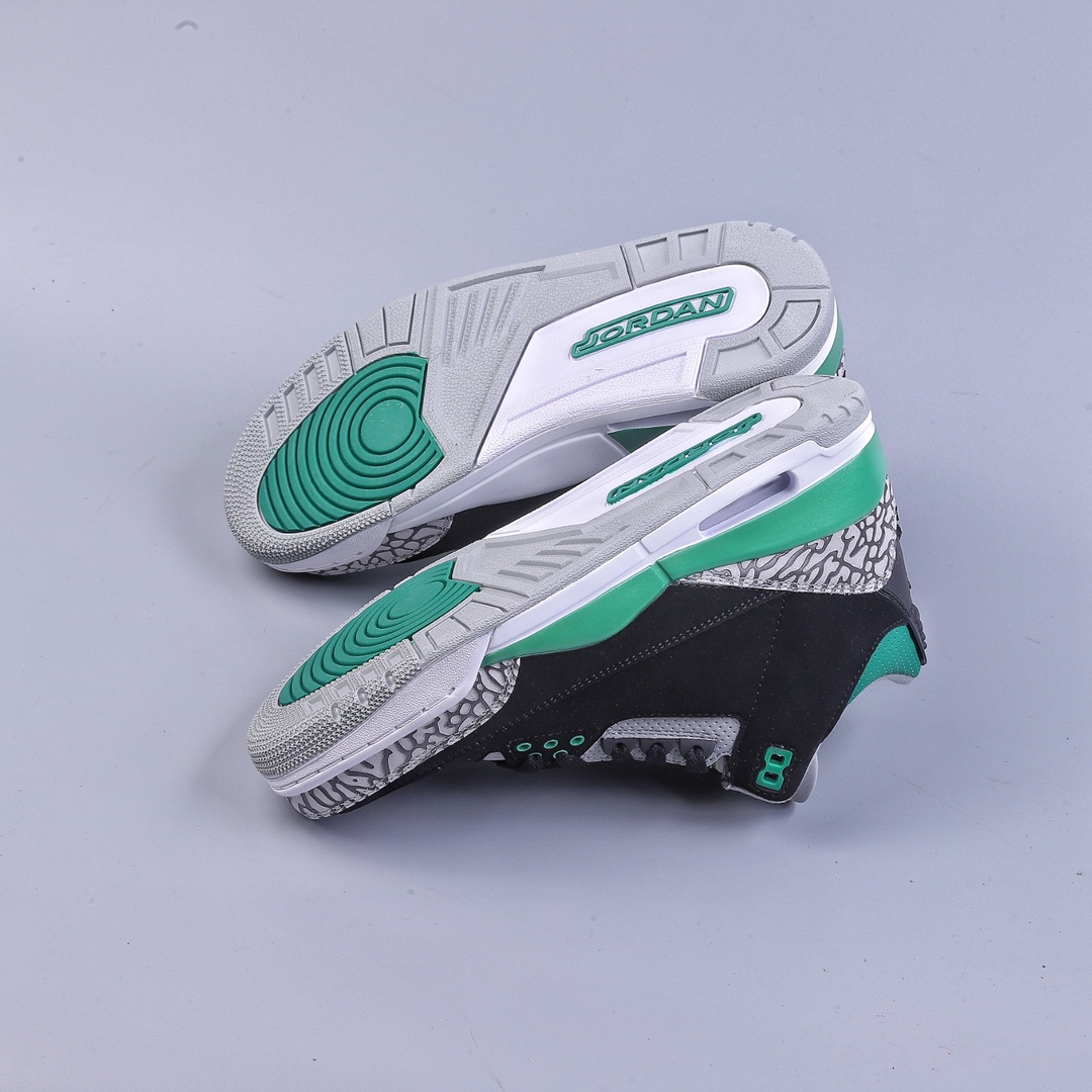 240 Air Jordan AJ3 Retro 黑绿CT8532-030