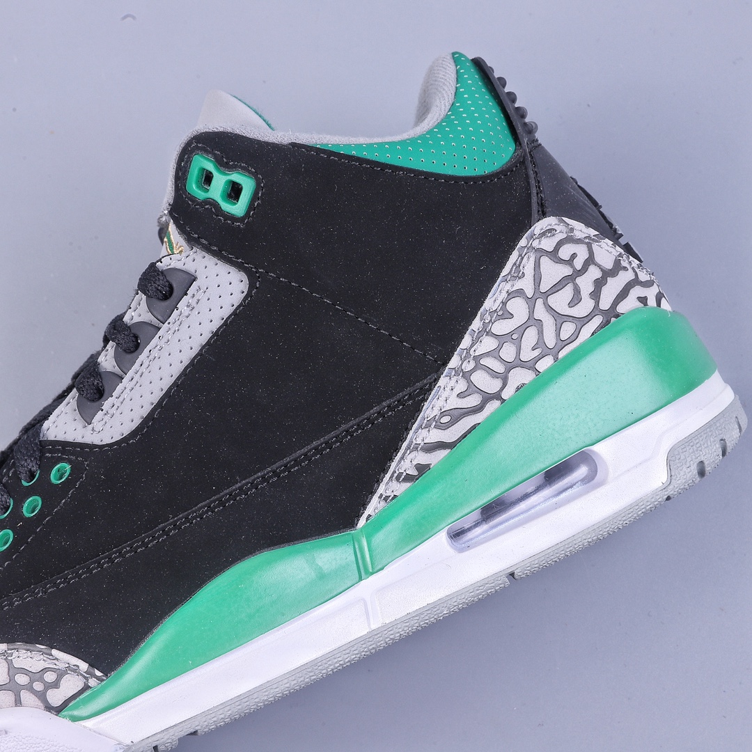 240 Air Jordan AJ3 Retro 黑绿CT8532-030
