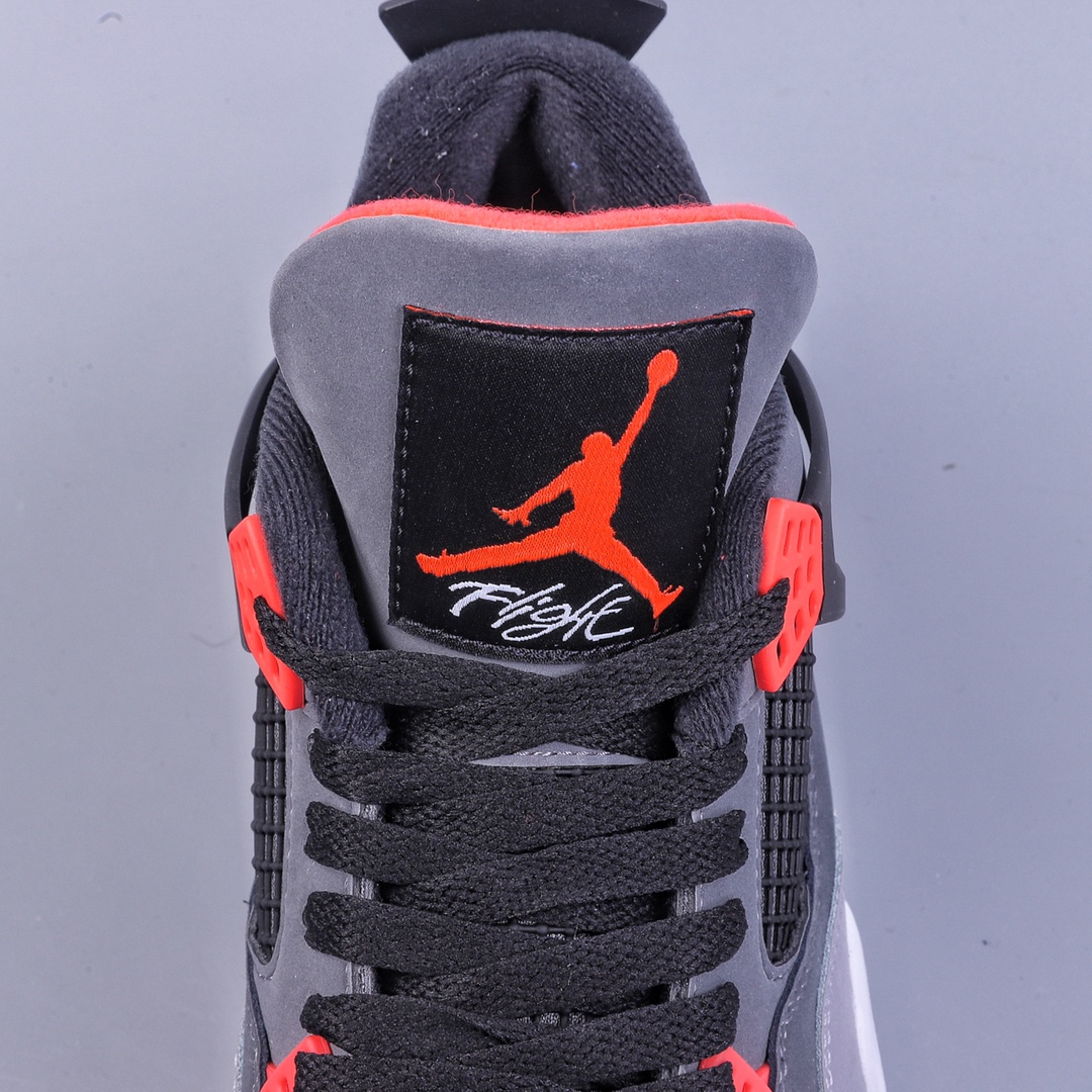 360 T Air Jordan 4 Retro ” Infrared ” 黑灰红 红外线 AJ4乔4 男子文化篮球鞋 DH6927-061