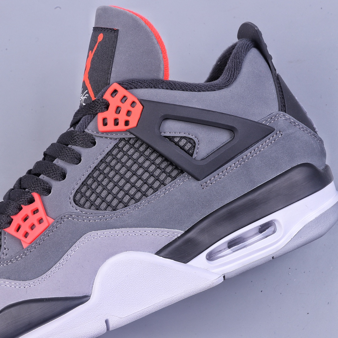 360 T Air Jordan 4 Retro ” Infrared ” 黑灰红 红外线 AJ4乔4 男子文化篮球鞋 DH6927-061
