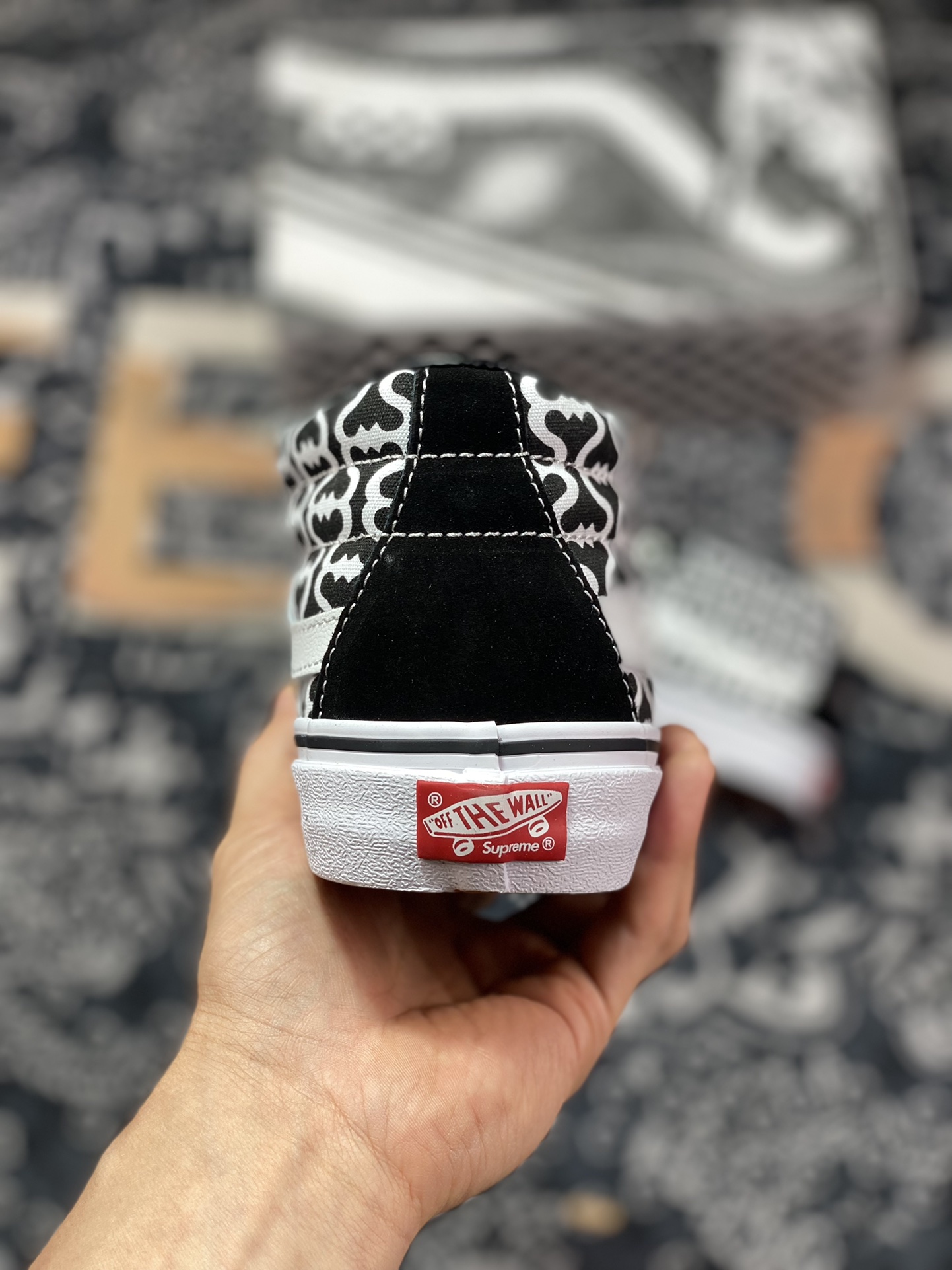 Supreme x Vans Grosso Mid Pro Monogram S Logo Skate