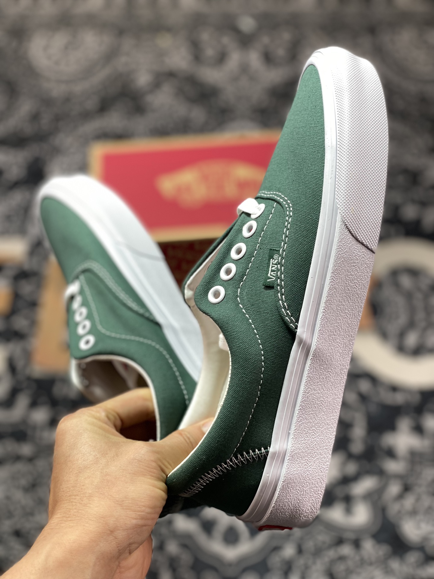 Vans Vault OG Era Green Anaheim Retro Low-top Casual Vulcanized Sneakers VN0A5KX56QU