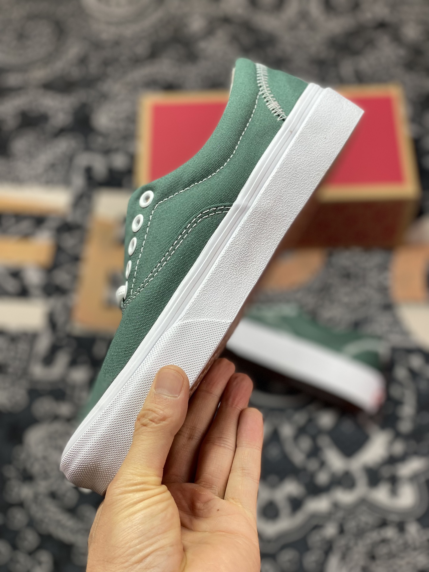 Vans Vault OG Era Green Anaheim Retro Low-top Casual Vulcanized Sneakers VN0A5KX56QU