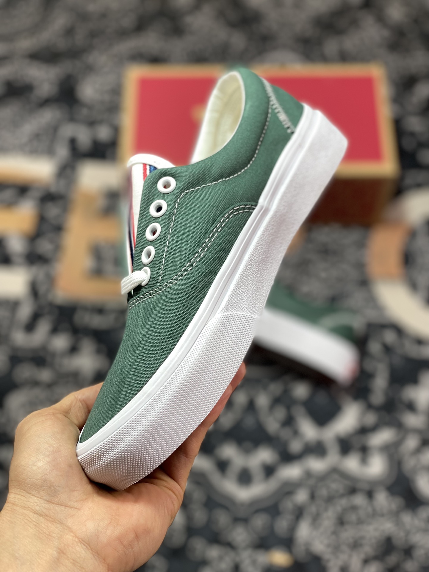 Vans Vault OG Era Green Anaheim Retro Low-top Casual Vulcanized Sneakers VN0A5KX56QU