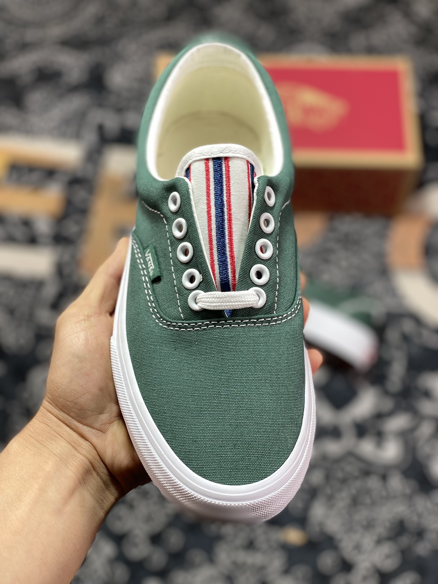 Vans Vault OG Era Green Anaheim Retro Low-top Casual Vulcanized Sneakers VN0A5KX56QU