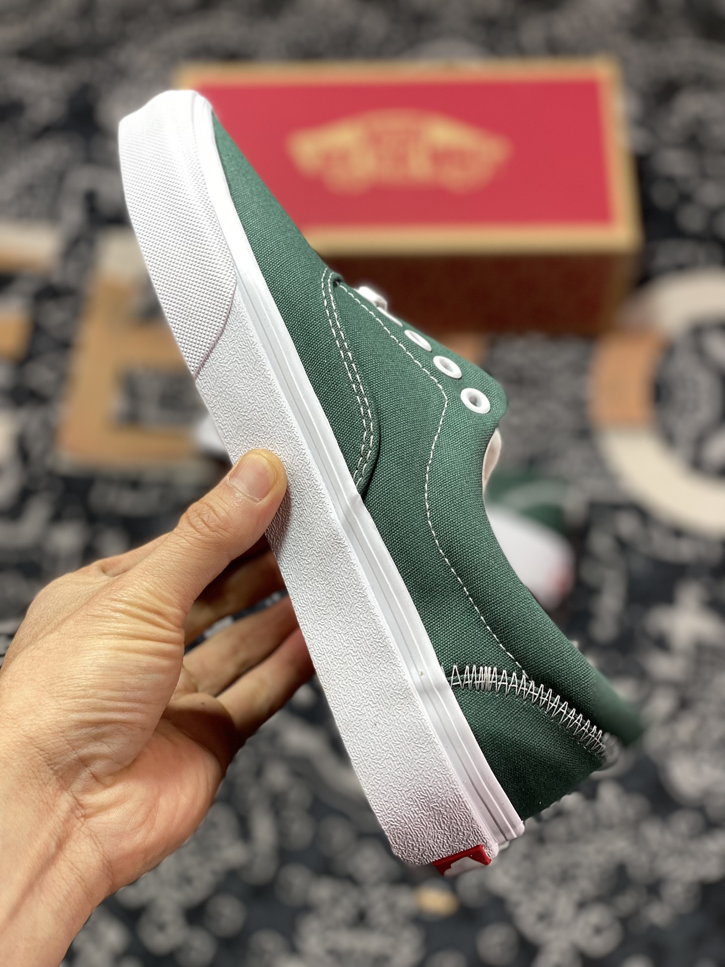 Vans Vault OG Era Green Anaheim Retro Low-top Casual Vulcanized Sneakers VN0A5KX56QU