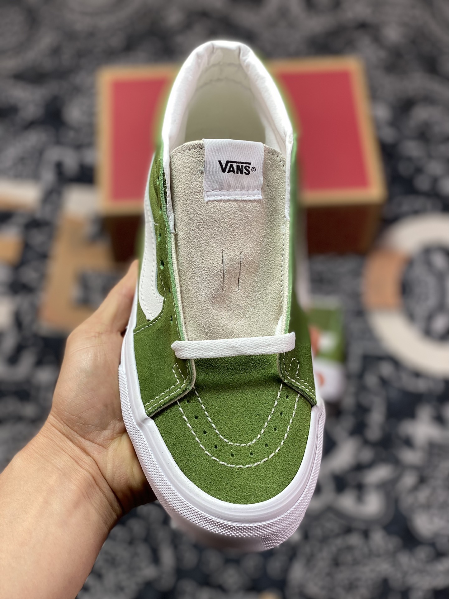 Vans Sk8-Mid Matcha Green/Avocado Green Mid-top Series VN0A3WM3609