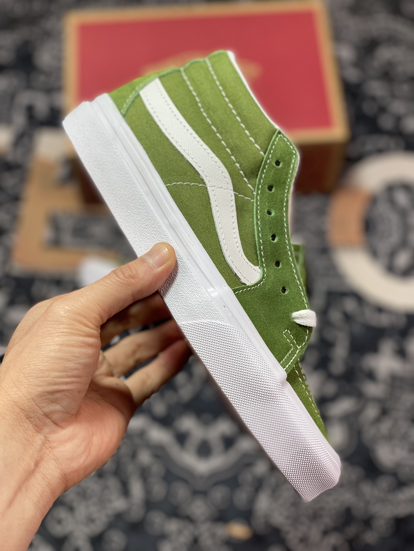 Vans Sk8-Mid Matcha Green/Avocado Green Mid-top Series VN0A3WM3609