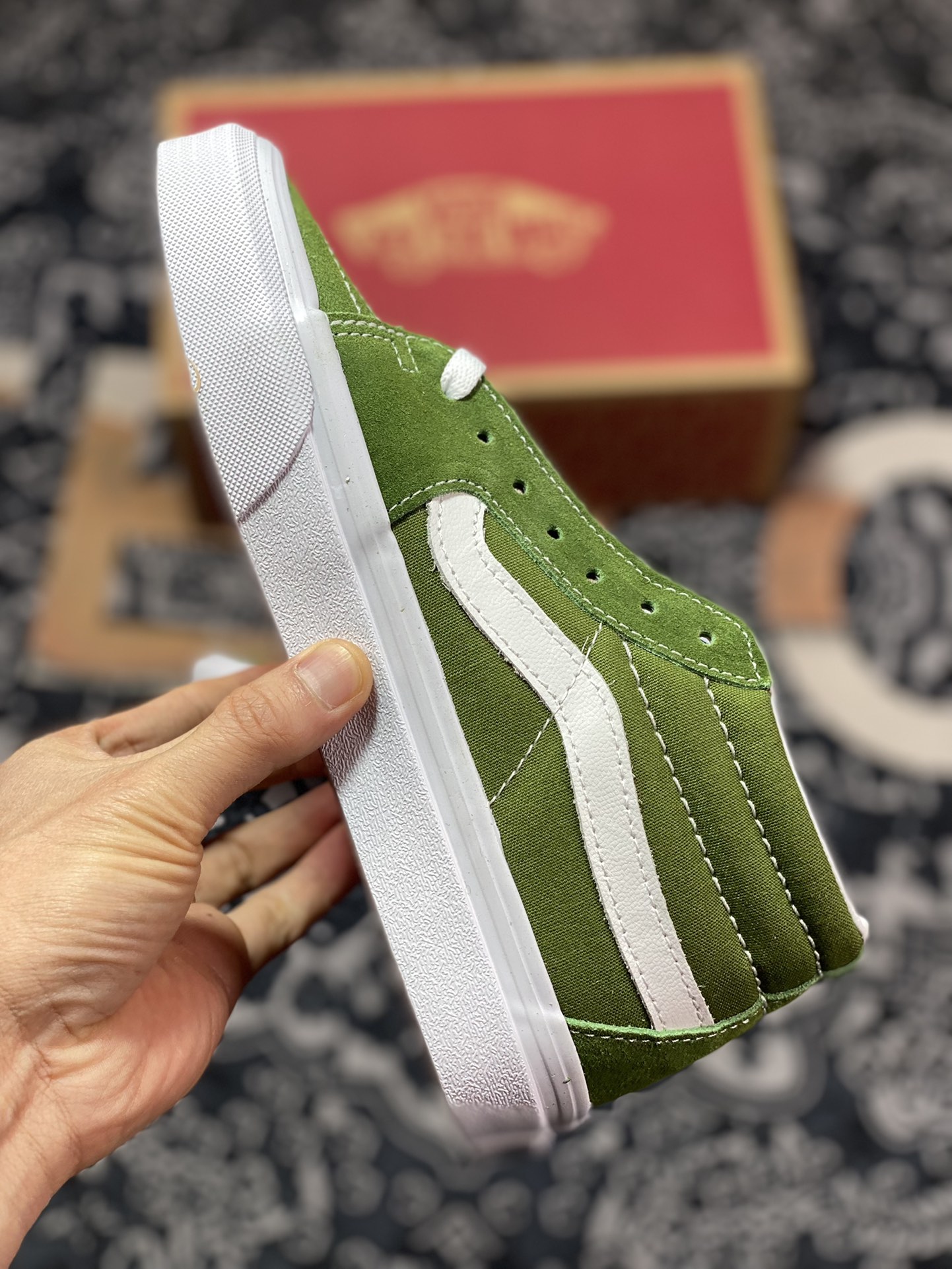 Vans Sk8-Mid Matcha Green/Avocado Green Mid-top Series VN0A3WM3609