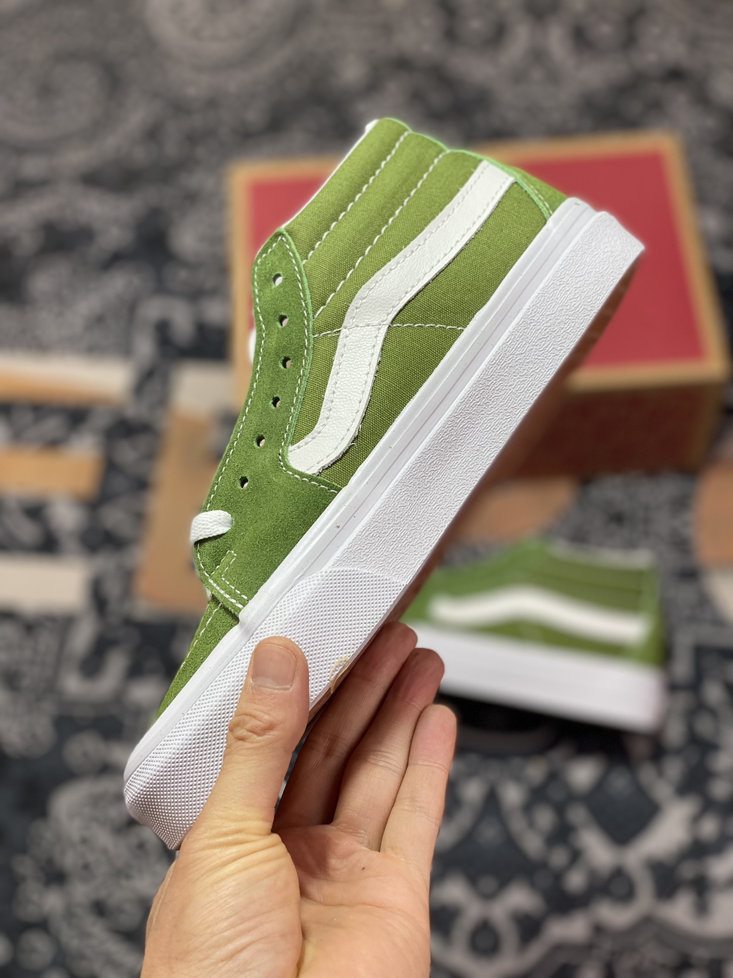 Vans Sk8-Mid Matcha Green/Avocado Green Mid-top Series VN0A3WM3609