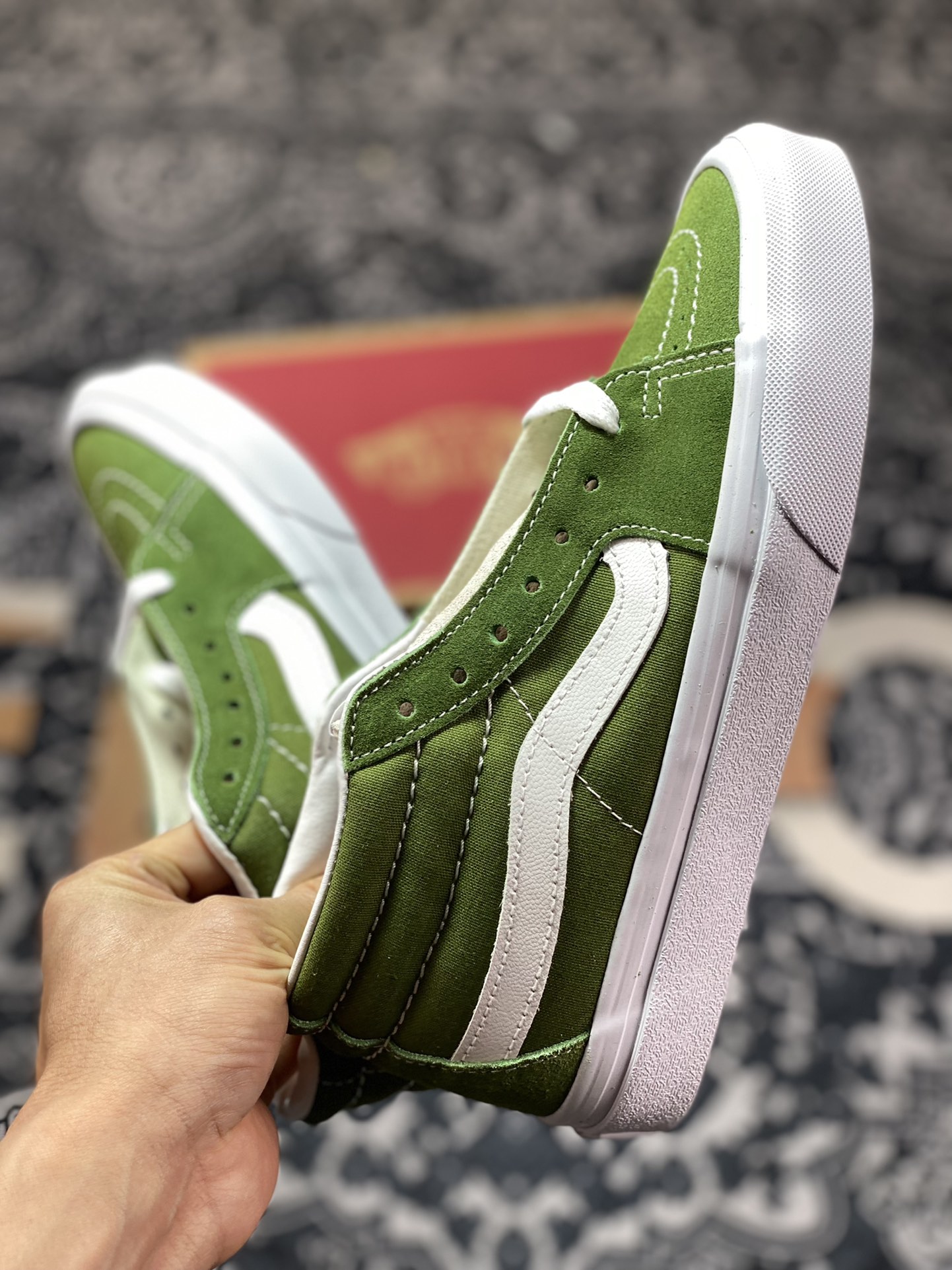 Vans Sk8-Mid Matcha Green/Avocado Green Mid-top Series VN0A3WM3609