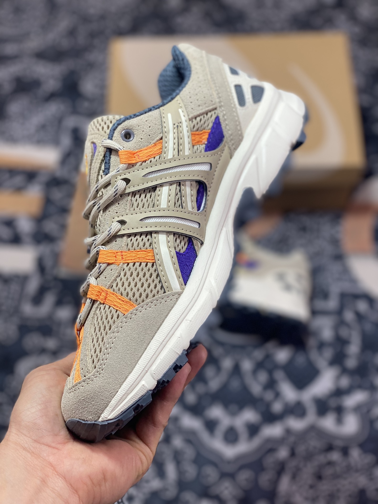 ASICS GEL-Sonoma 15-50 series mountain style outdoor low-top casual sports running shoes ”Sand Yellow Purple Orange” 1201A438-200