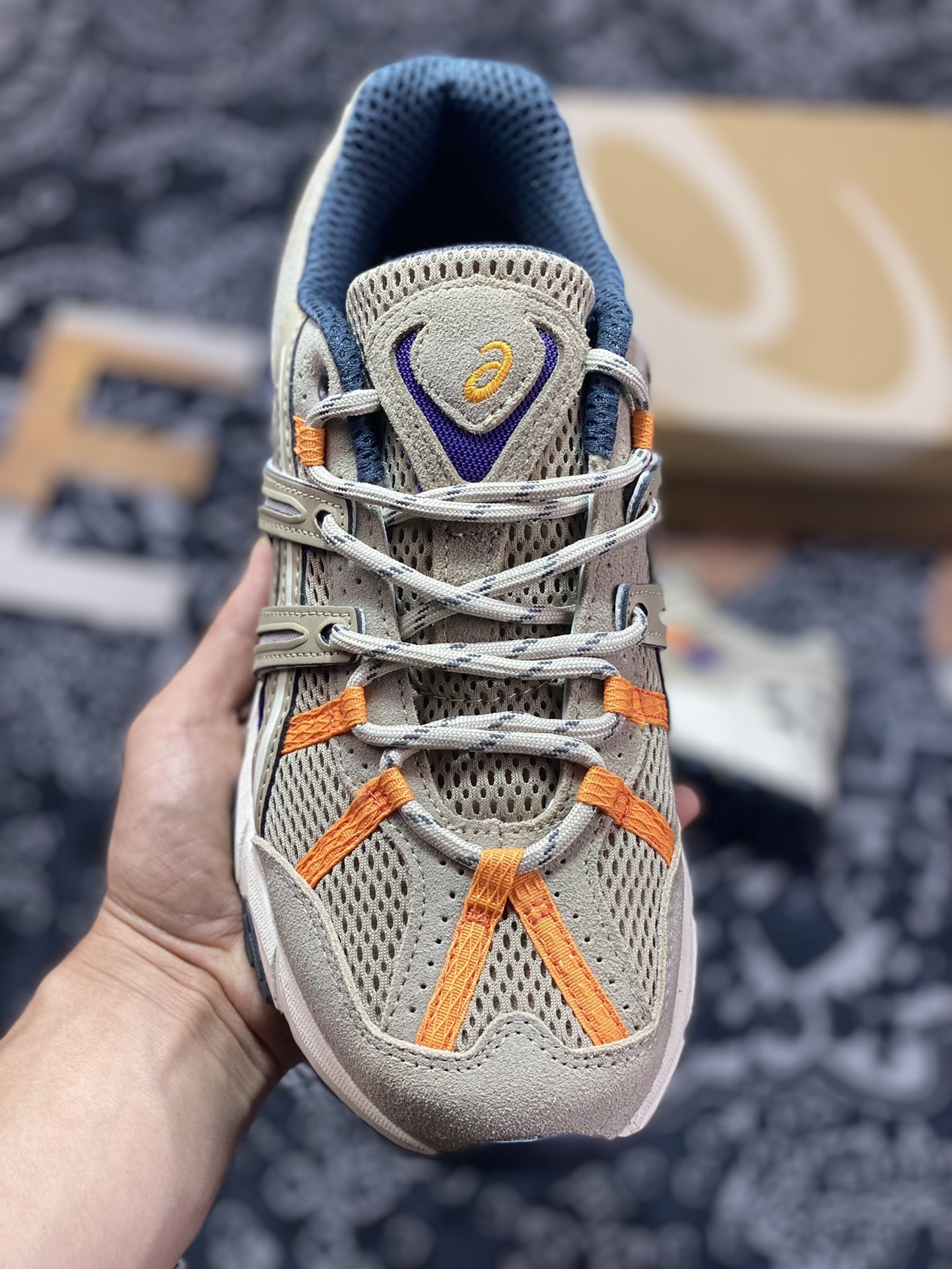 ASICS GEL-Sonoma 15-50 series mountain style outdoor low-top casual sports running shoes ”Sand Yellow Purple Orange” 1201A438-200