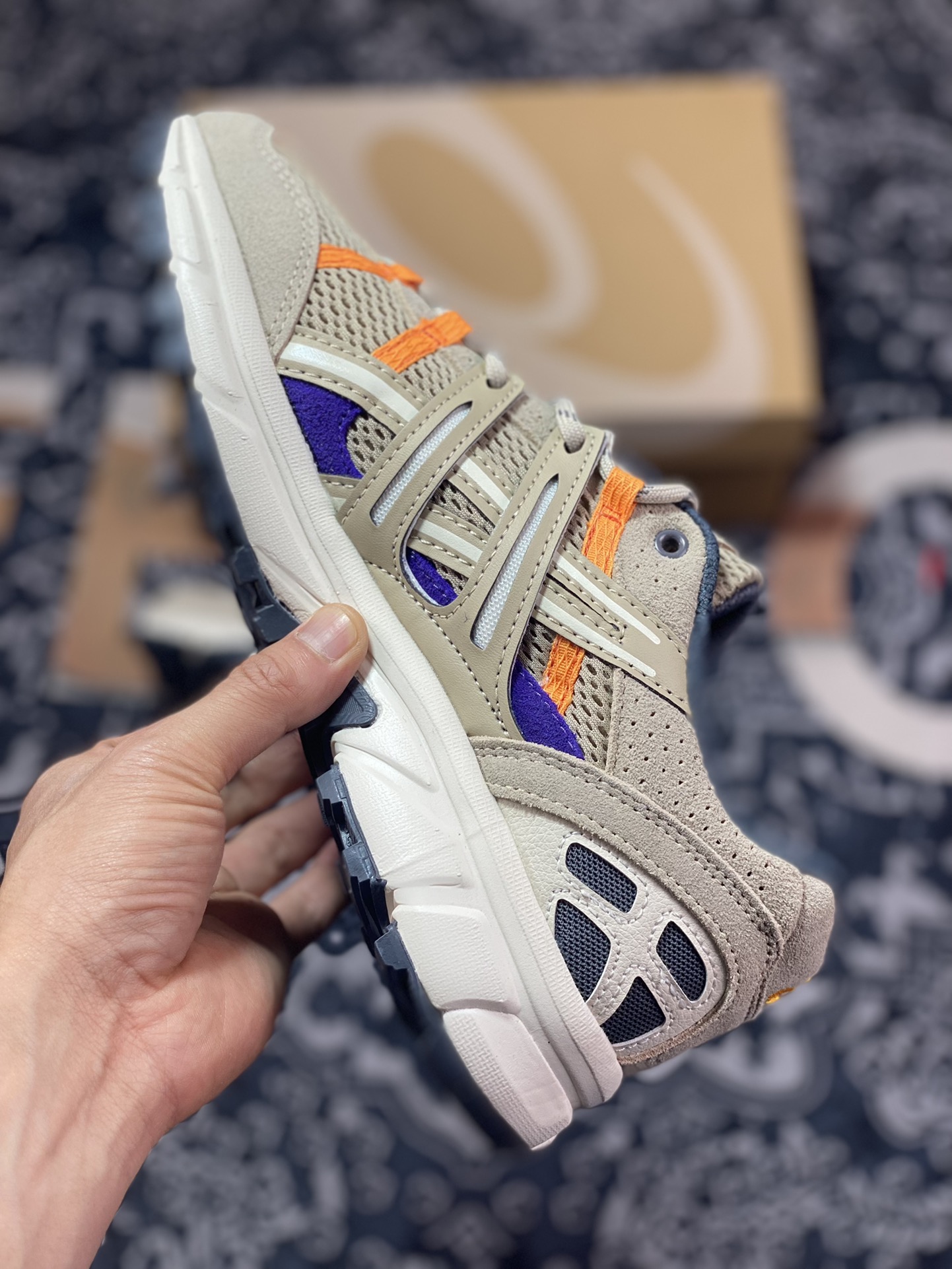 ASICS GEL-Sonoma 15-50 series mountain style outdoor low-top casual sports running shoes ”Sand Yellow Purple Orange” 1201A438-200