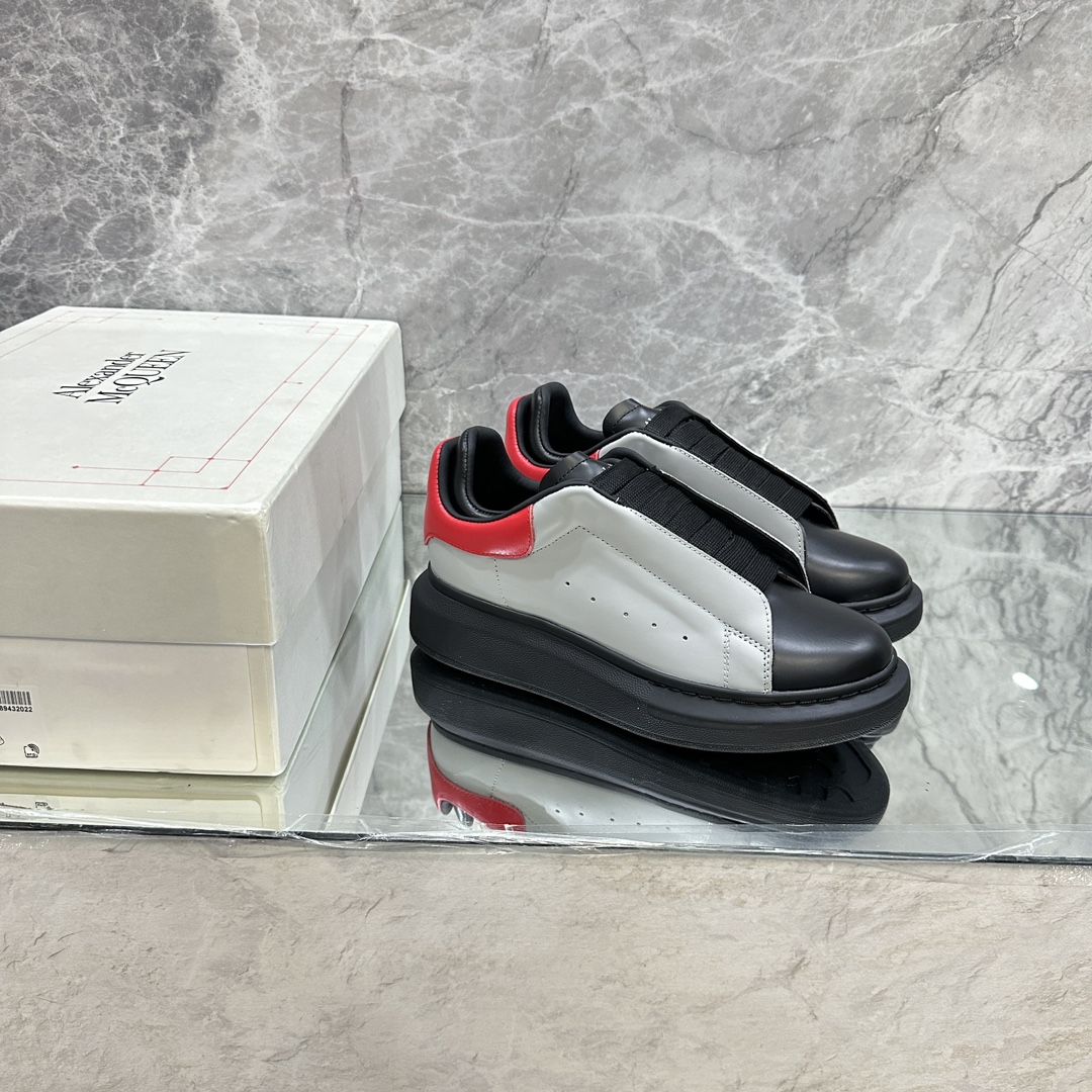 Fashionable Leather Shoes with Comfortable Design and TPU Bottom – Alexa McQU Collection - 图片 1