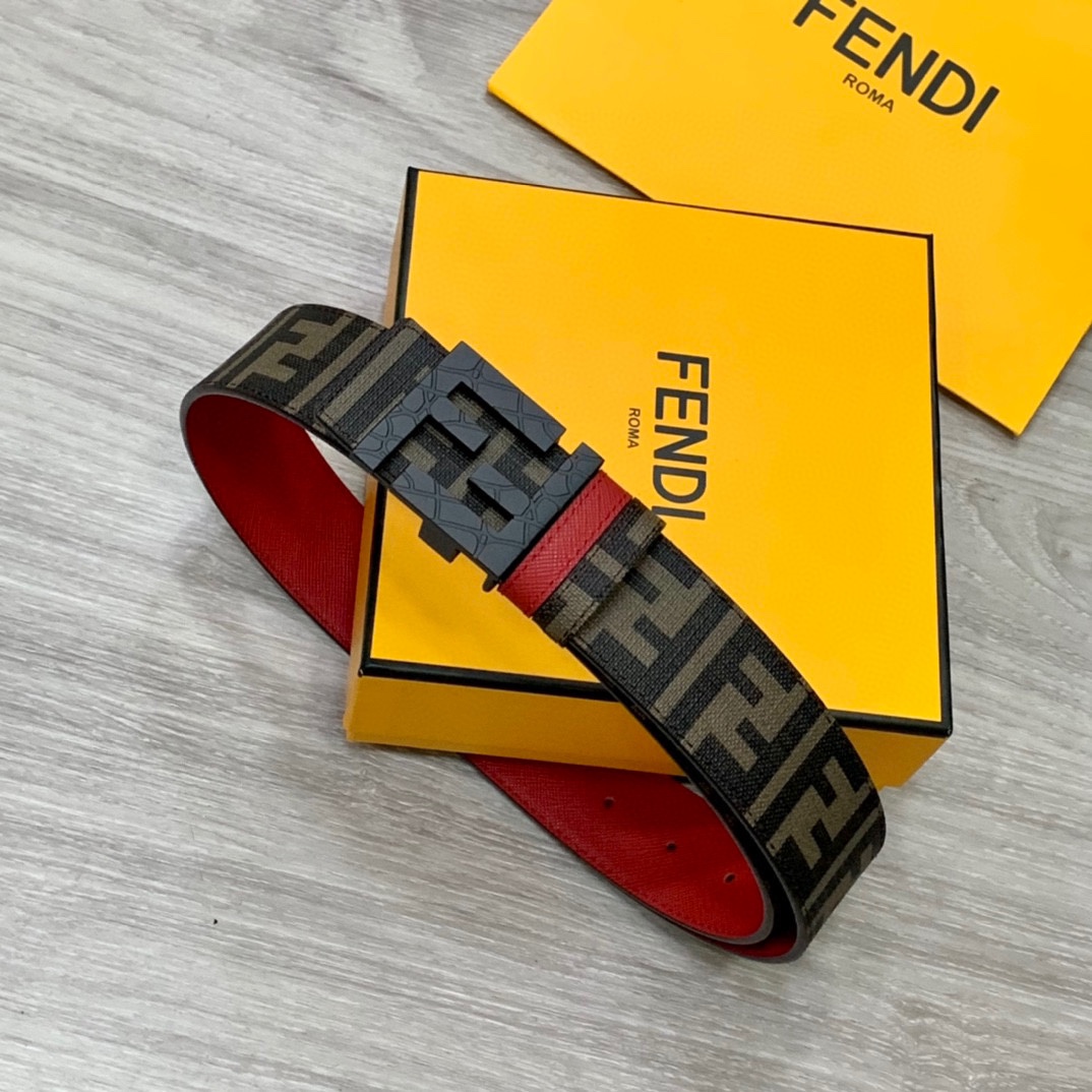 FENDI芬迪专柜同款宽4.0CM双