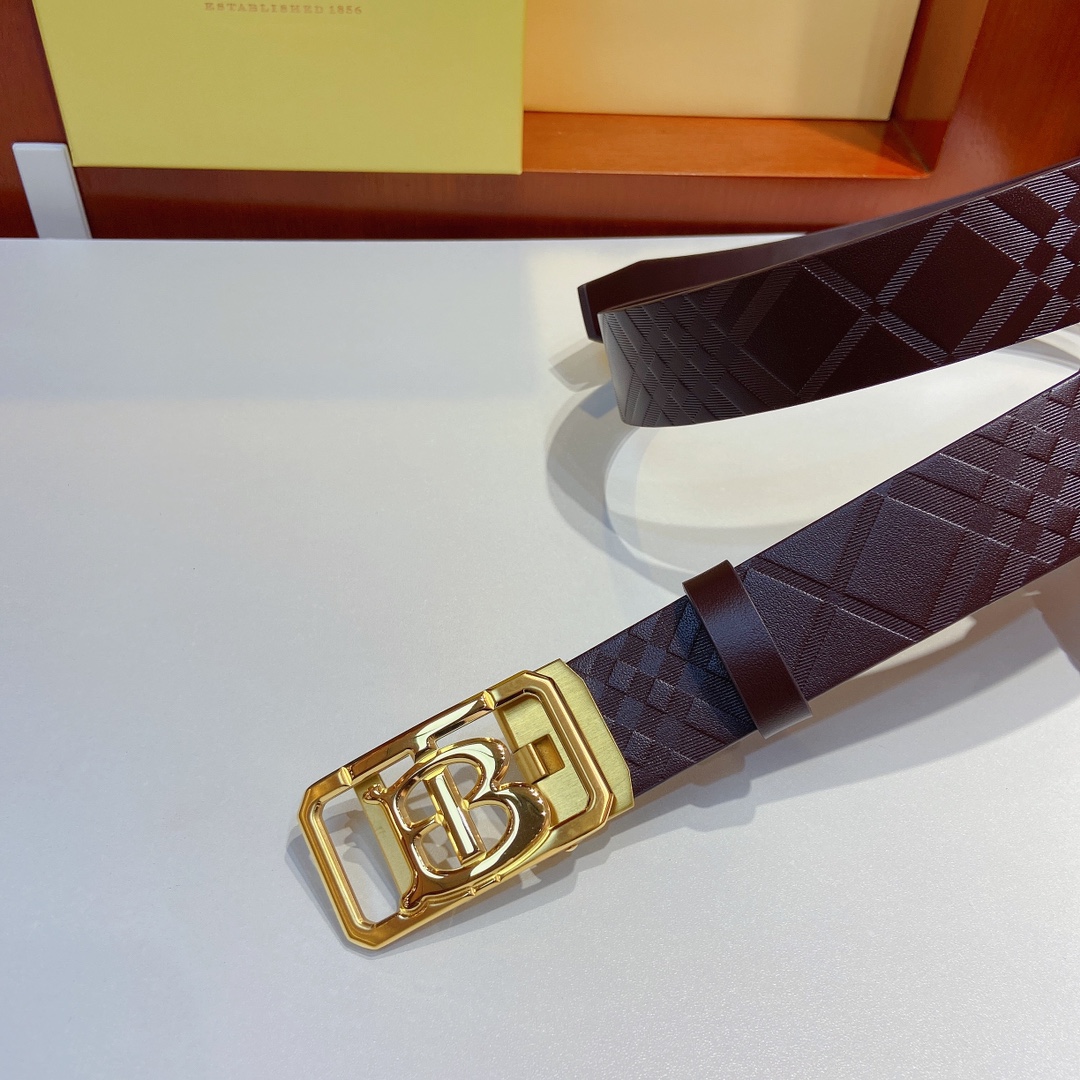 巴宝莉经典腰带系列原厂五金精品不锈钢