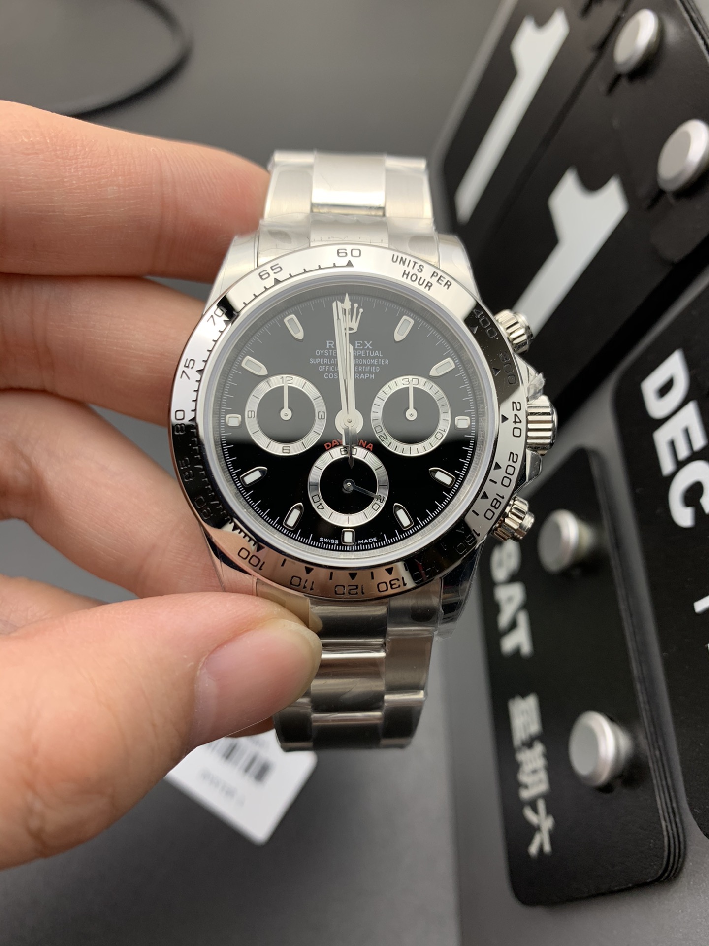 ROLEX Rolex чорная сталь Дзі - топ-якасць
