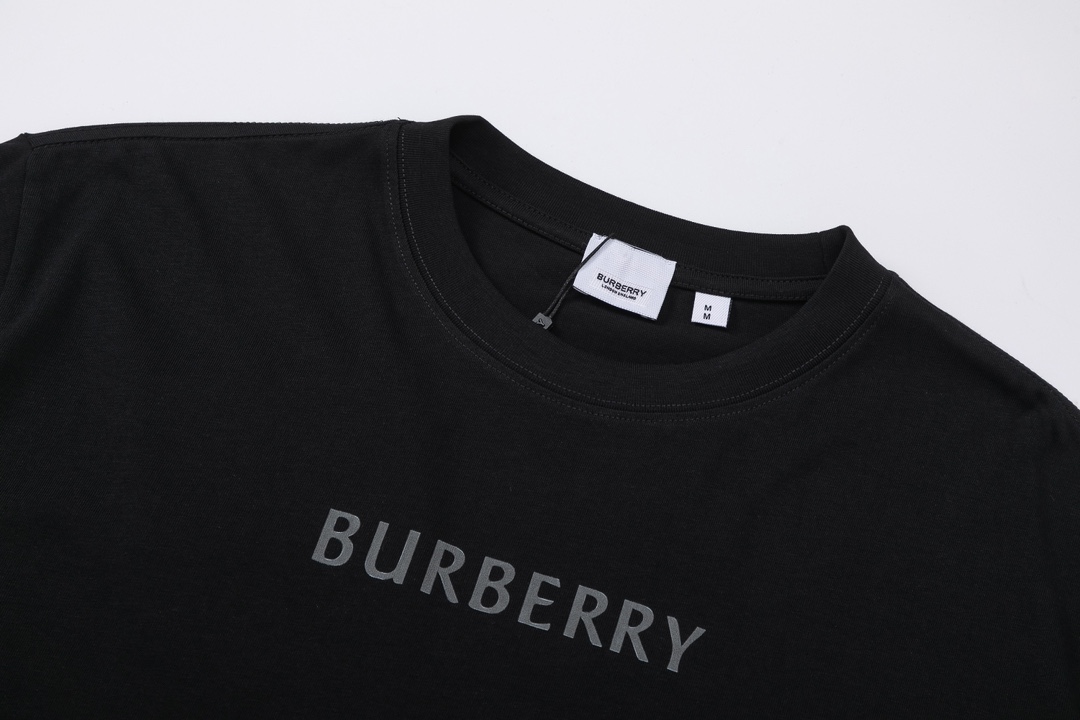 170 Burberry/巴宝莉 23SS战马字母标志印花T恤短袖