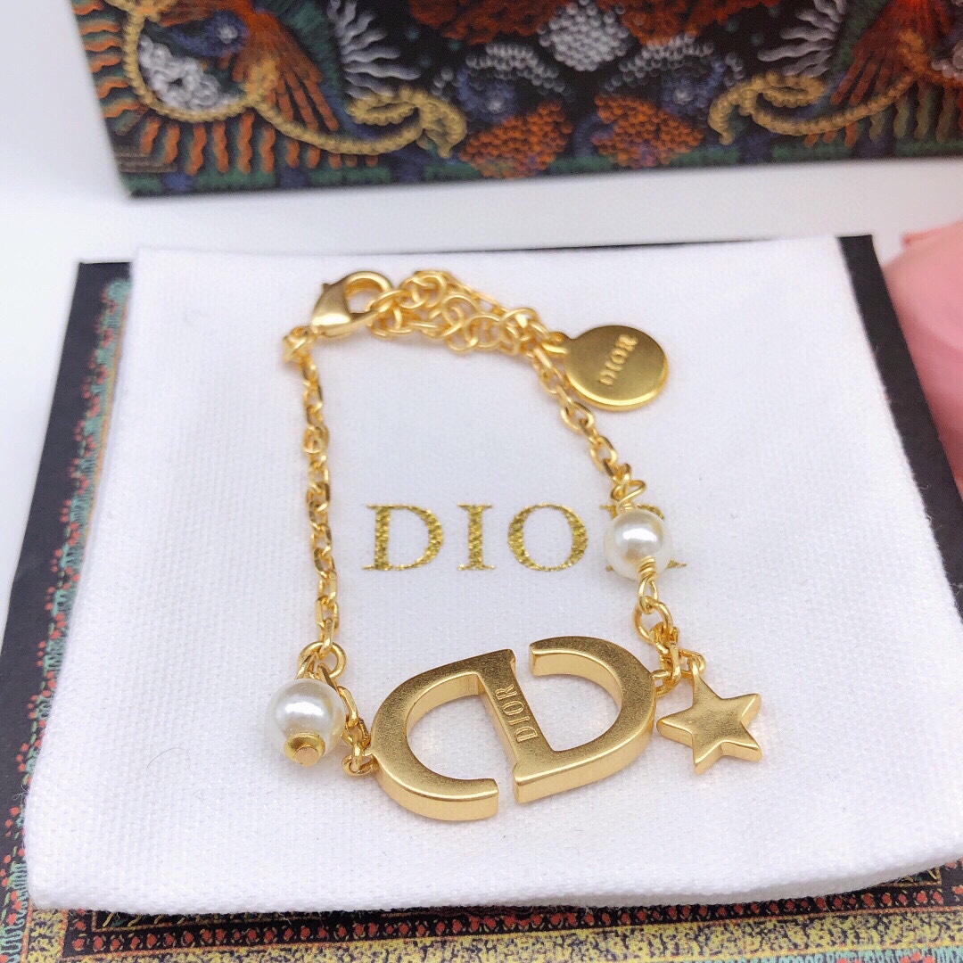 编号DSL0109手链编号DXL0097项链✨ Dior上新 迪奥新款手链cd爱心五角星星珍珠