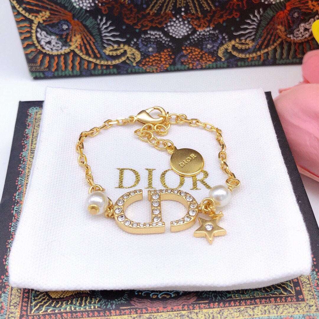 编号DSL0109手链编号DXL0097项链✨ Dior上新 迪奥新款手链cd爱心五角星星珍珠