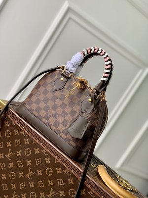 Louis Vuitton LV Alma BB Bags Handbags Designer Fashion Replica
 Weave Damier Ebene Canvas N40447